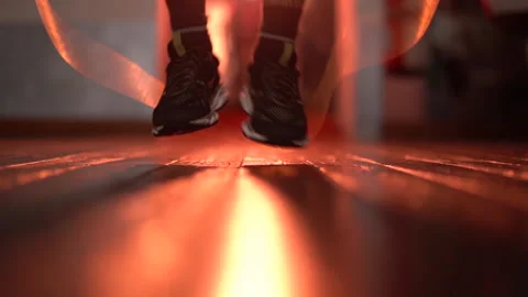 Boxer jumps rope 動画素材 147875089