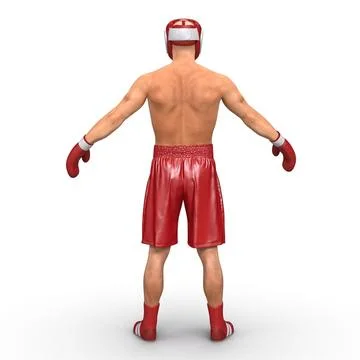 3D Model: Boxer Man Rigged for Cinema 4D #90997879 | Pond5