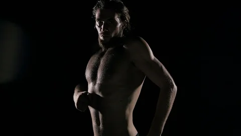 Boxer portrait. Stock Footage 92158745