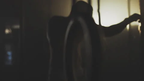 Boxer practising shadow boxing Video stock 236192970