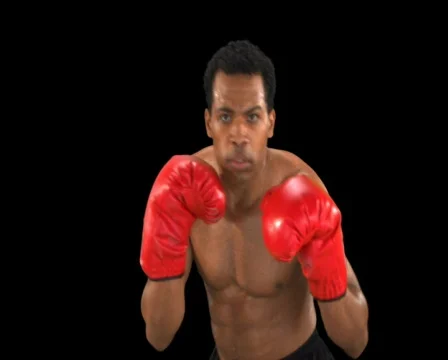 Boxer punching Close Up 스톡 동영상 754444