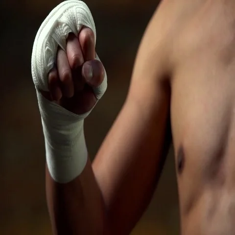 Boxer in the ring Stock Footage 69490840