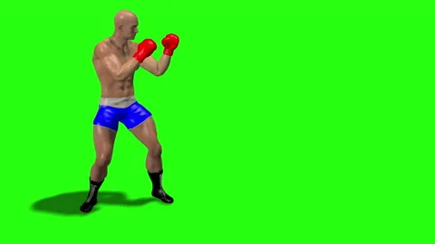 Boxer throw a punch Video stock 86765687