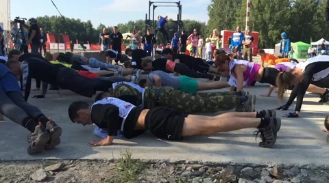 Boxer training in boxing ring Stock Footage 68085856