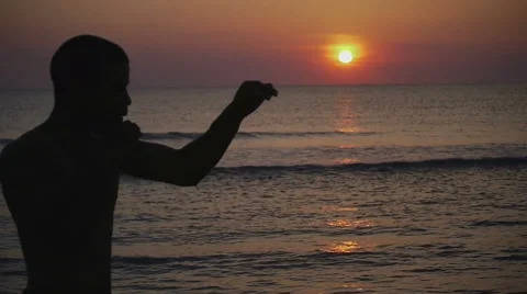 Boxer Training Before Fight 스톡 동영상 40675078