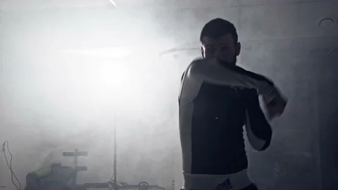 Boxer training. Vídeos de archivo 132340251