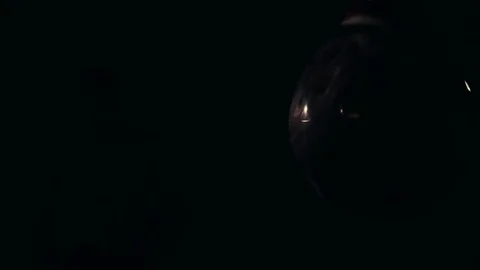 Boxer training in a gym, dramatic lighting Stock Footage 75812927