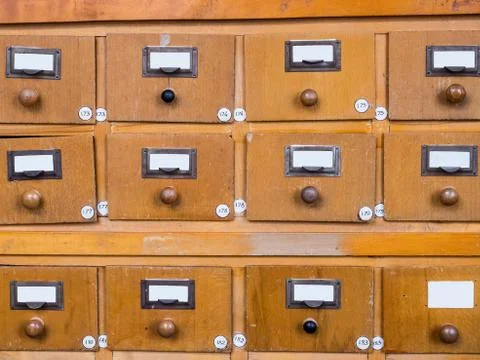 Boxes and filing cabinets Stock Photos