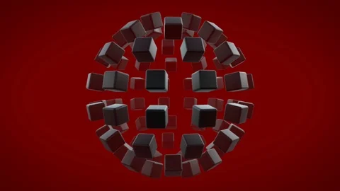 Boxes Animation Backround 01 Stock Footage 116290961