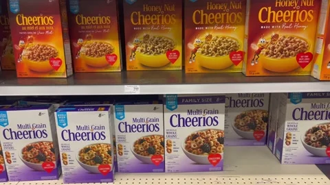 Boxes of Cheerios Stock-Footage 229649912