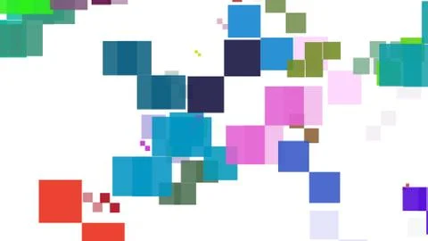 Boxes color illustration background abstract Ilustración de archivo