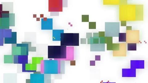 Boxes color illustration background abstract Ilustración de archivo