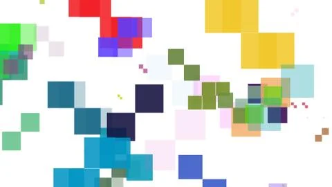 Boxes color illustration background abstract Ilustración de archivo