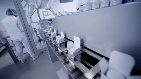 Boxes of  drugs Vídeo Stock 98422316