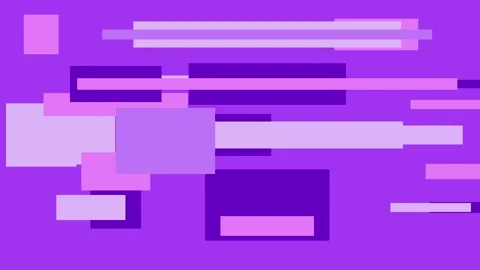 Boxes flowing in purple background Vídeo Stock 138549248