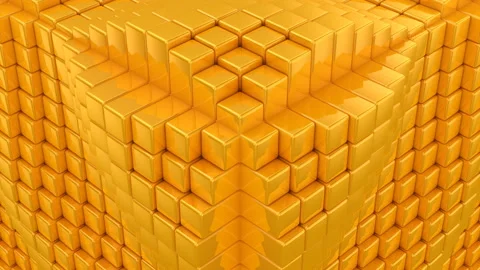 Boxes Form A Cube Stock Footage 103077636