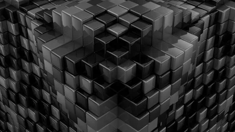 Boxes Form A Cube Stock Footage 103079144