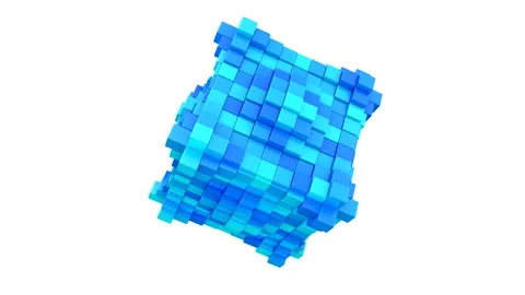 Boxes Form A Cube Stock Footage 259981005