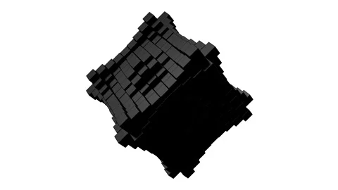 Boxes Form A Cube Stock Footage 260215423