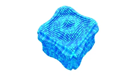 Boxes Form A Cube Stock Footage 267579388