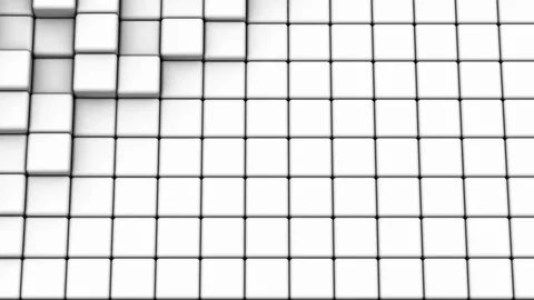 Boxes Form A Wave Stock Footage 85453705