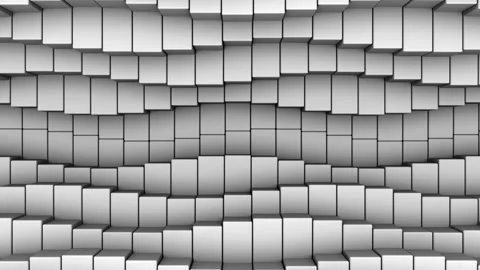Boxes Form A Wave Stock Footage 140502636