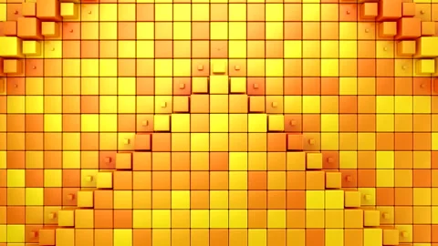 Boxes Form A Wave Stock Footage 145845995