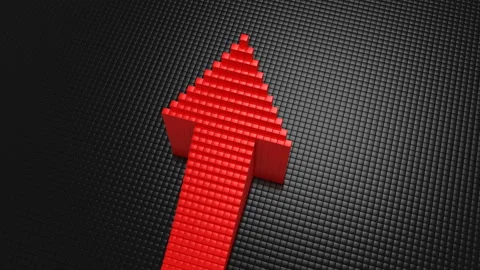 Boxes Formed A Arrow Stock Footage 90526792