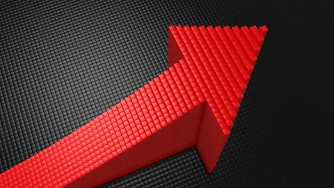 Boxes Formed A Arrow Stock Footage 90996742