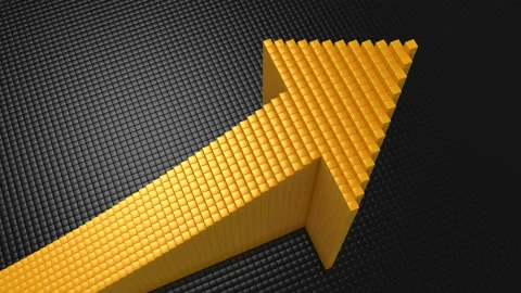 Boxes Formed A Arrow Stock Footage 90997230