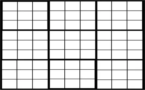 Boxes formed from lines background or geometry pattern isolated. Stock Photos