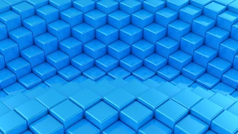 Boxes Formed A Wave Video stock 104186140