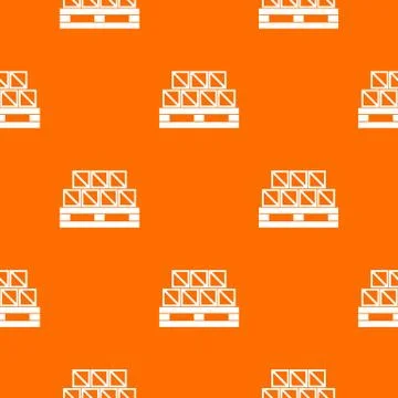 Boxes goods pattern seamless Stock Illustration