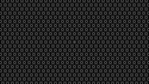 Boxes of Hexagons Fine Lines Grid Mask Video stock 139740604