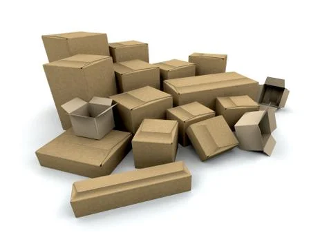 Boxes Stock Illustration