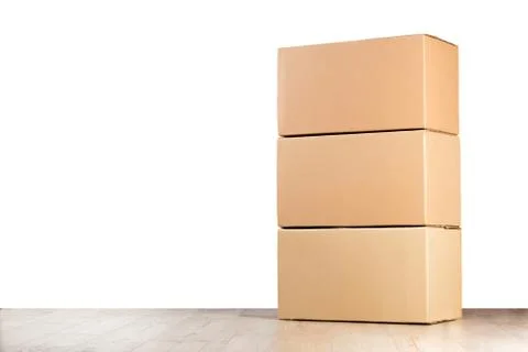 Boxes isolated on white background Stock-Fotos