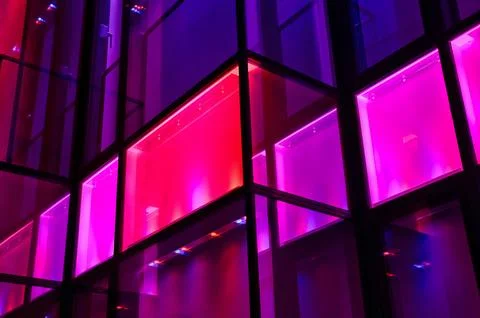 Boxes of light Foto stock