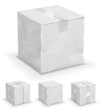 Boxes set Illustration