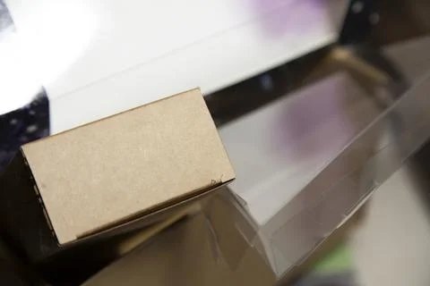 Boxes in a Stack Stockfoto's