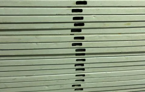 Boxes for transportation of goods, for storage. Stock Photos