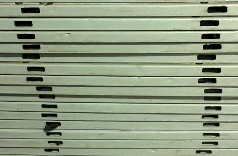Boxes for transportation of goods, for storage. Stock Photos