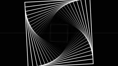 Boxes Twist and Draw Repeating Pattern Tube Video stock 139737256