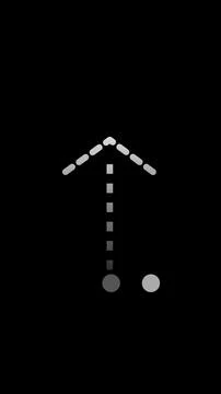 Boxes Upload Icon Animation on Black Background. Upload Progress, File Tran.. Stock Illustration