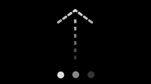 Boxes Upload Icon Animation on Black Background. Upload Progress, File Tran.. Stock Illustration