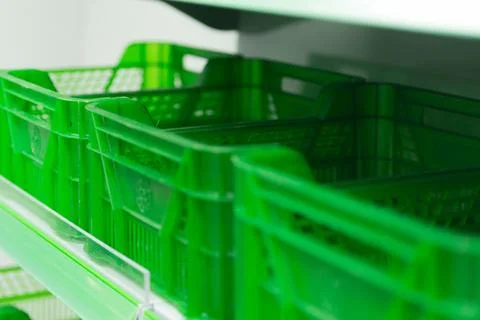 Boxes for vegetables Stock Photos