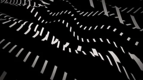 Boxes waving, in an abstract motion graphic animation background loop Stock-Footage 261453706