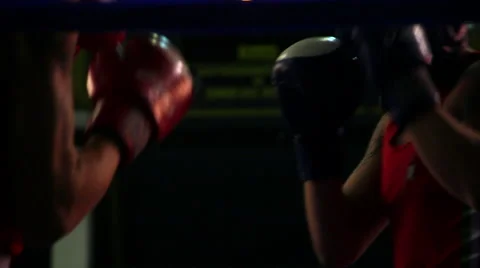 Boxing action Stock Footage 43548630