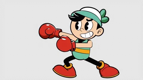 Boxing champion in action Stock Footage 329669490