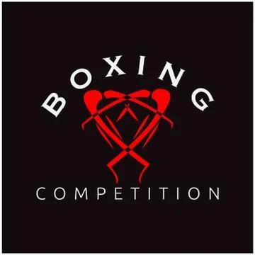 Boxing competition  Stock Illustration