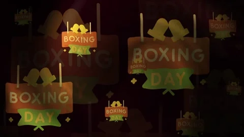 Boxing Day Backgrounds Loop Stock Footage 309498311